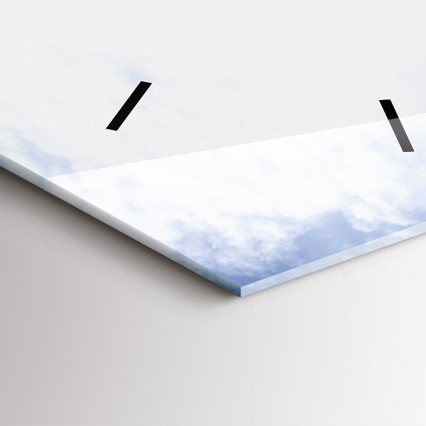 Reloj de vidrio vertical Morskie Oko en los montes Tatra - espejomat.es