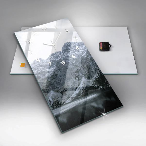 Reloj de vidrio vertical Morskie Oko en los montes Tatra - espejomat.es