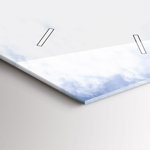 Reloj de vidrio vertical Morskie Oko en los montes Tatra - espejomat.es