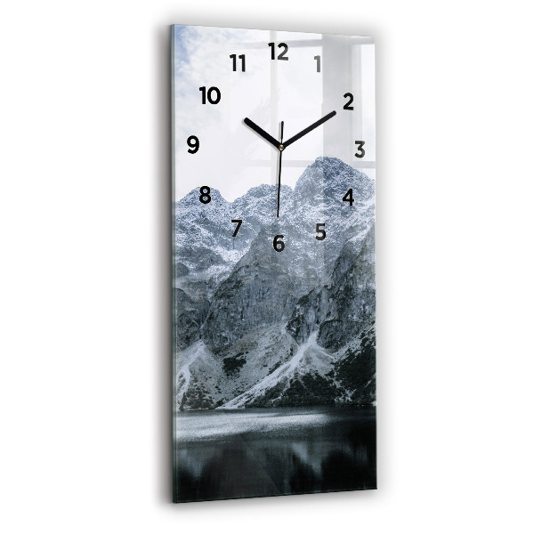 Reloj de vidrio vertical Morskie Oko en los montes Tatra - espejomat.es