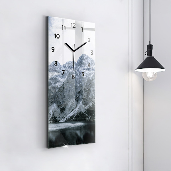 Reloj de vidrio vertical Morskie Oko en los montes Tatra - espejomat.es
