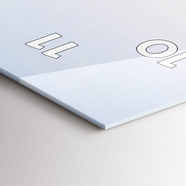 Reloj vertical Lago y montañas - espejomat.es