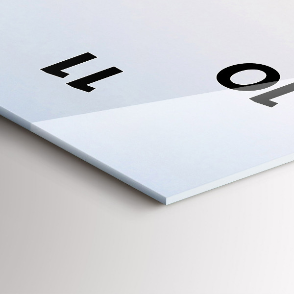 Reloj vertical Lago y montañas - espejomat.es