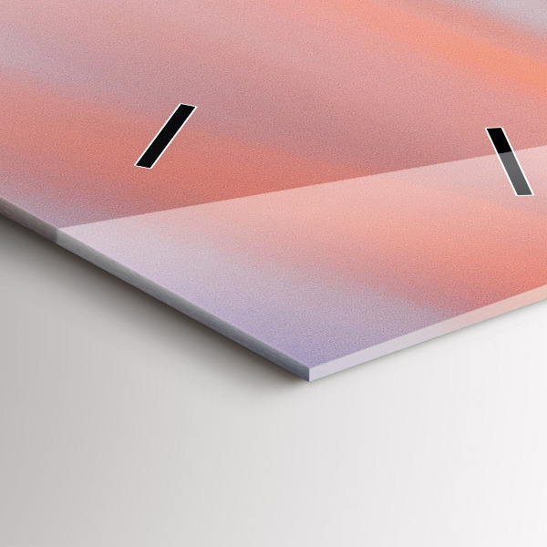 Reloj de vidrio vertical Lago a vista de pájaro - espejomat.es