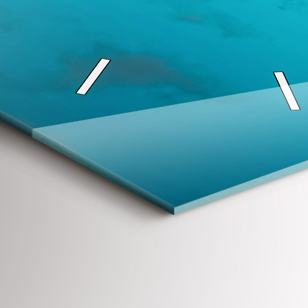 Reloj de cristal vertical Mujer en la carretera - espejomat.es