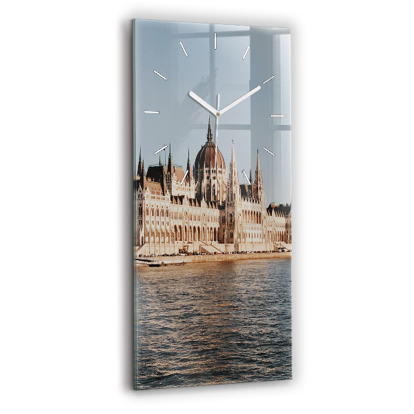Reloj de vidrio vertical Parlamento en Budapest - espejomat.es