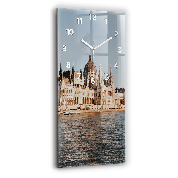 Reloj de vidrio vertical Parlamento en Budapest - espejomat.es