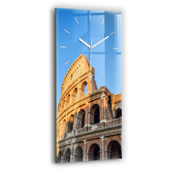 Reloj de cristal vertical Coliseo de Roma - espejomat.es