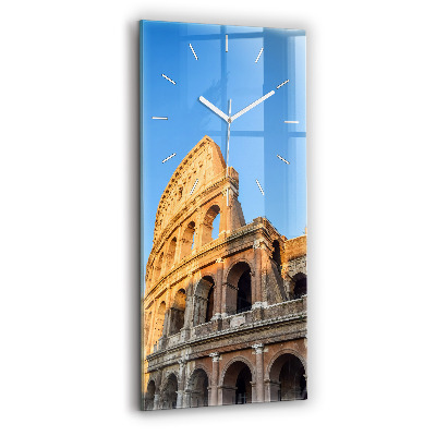 Reloj de cristal vertical Coliseo de Roma - espejomat.es