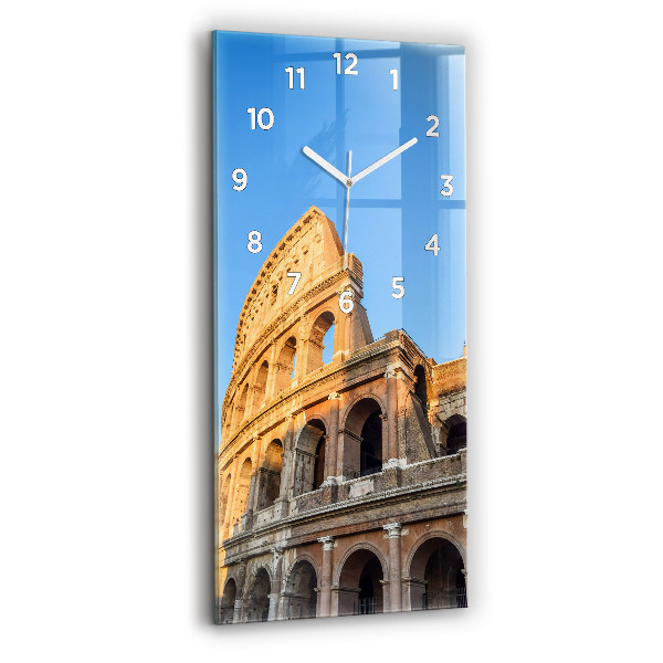 Reloj de cristal vertical Coliseo de Roma - espejomat.es