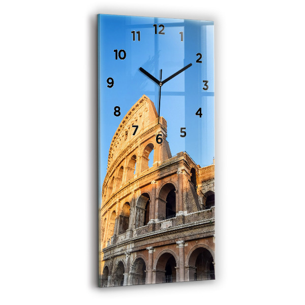 Reloj de cristal vertical Coliseo de Roma - espejomat.es