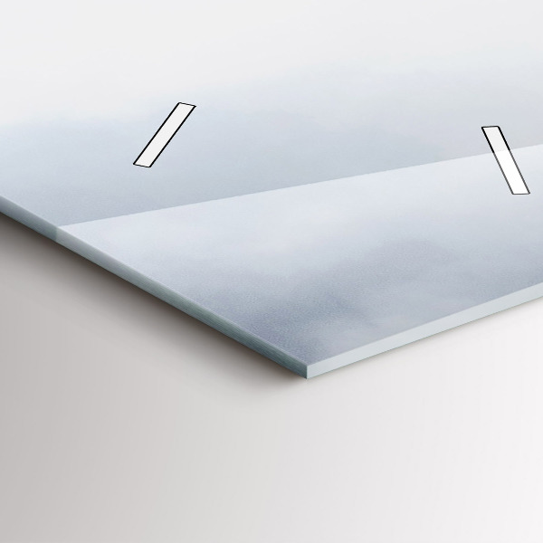 Reloj de vidrio vertical Rascacielos de Milán - espejomat.es