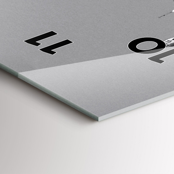 Reloj de cristal vertical Catedral Duomo Di Milano - espejomat.es