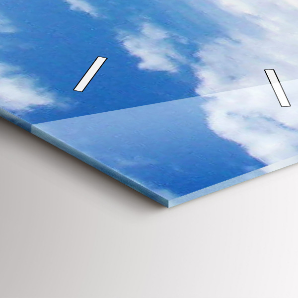 Reloj de cristal vertical Embarcación hundida - espejomat.es