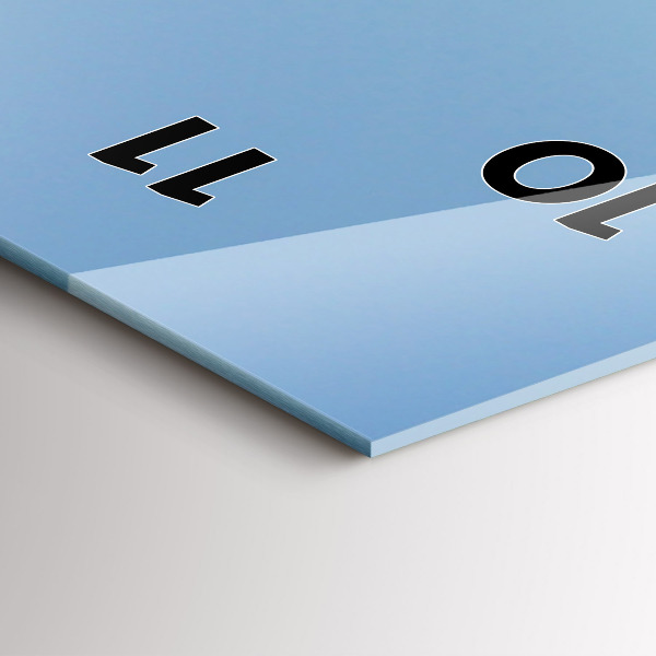 Reloj de cristal vertical Ruta 66 en EEUU - espejomat.es