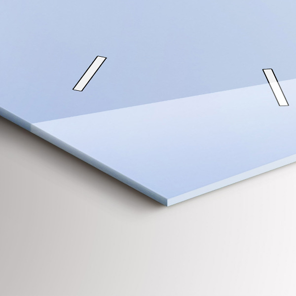 Reloj de cristal vertical Montañas junto al océano - espejomat.es