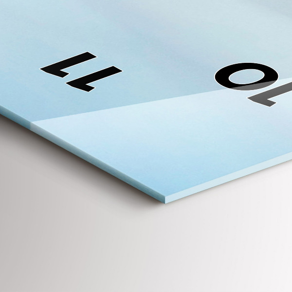 Reloj de cristal vertical Puente de Carlos en Praga - espejomat.es