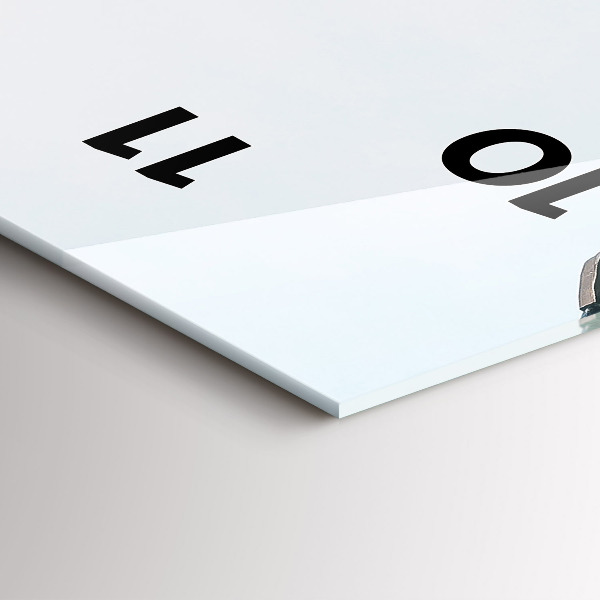 Reloj de cristal vertical Casa danzante Praga - espejomat.es