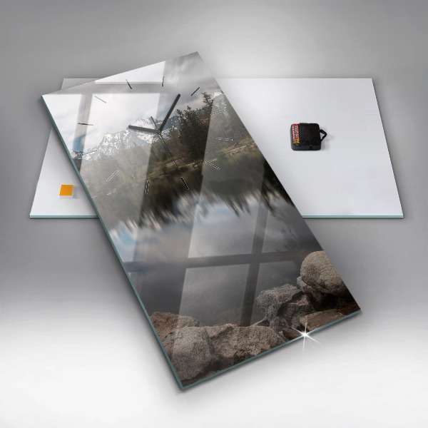 Reloj de cristal vertical Altos Tatras en Eslovaquia - espejomat.es