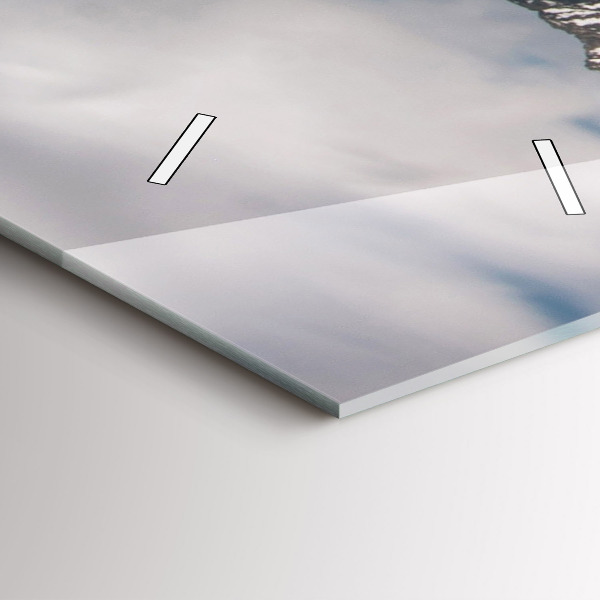 Reloj de cristal vertical Altos Tatras en Eslovaquia - espejomat.es