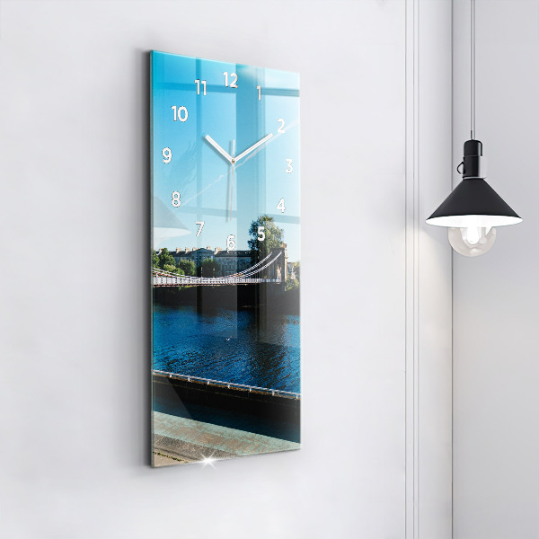 Reloj de vidrio vertical Southportland Escocia - espejomat.es