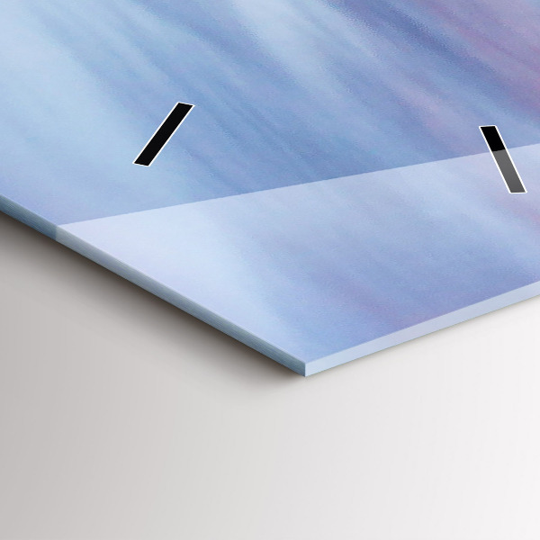 Reloj de cristal vertical Cabaña en las montañas - espejomat.es