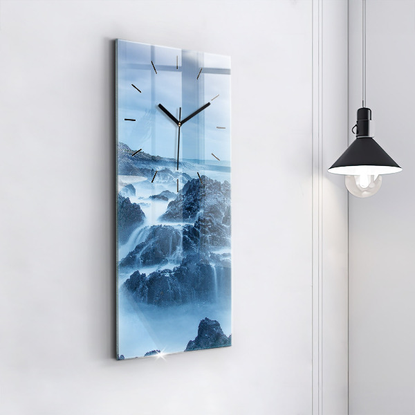 Reloj de vidrio vertical Faro - espejomat.es