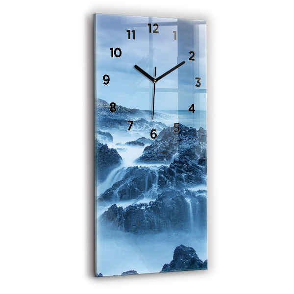 Reloj de vidrio vertical Faro - espejomat.es
