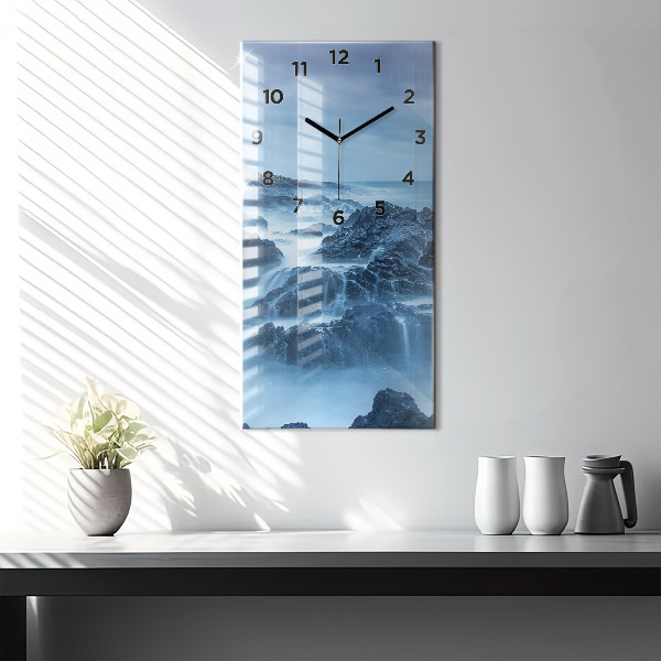 Reloj de vidrio vertical Faro - espejomat.es