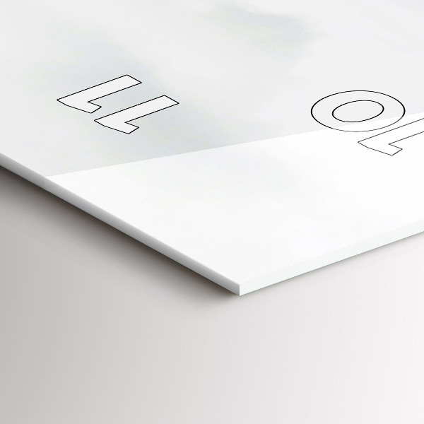 Reloj de vidrio vertical Castillo de Eilean Donan Escocia - espejomat.es