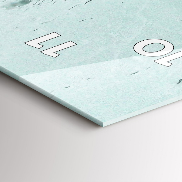 Reloj de cristal vertical Londres lluvioso - espejomat.es