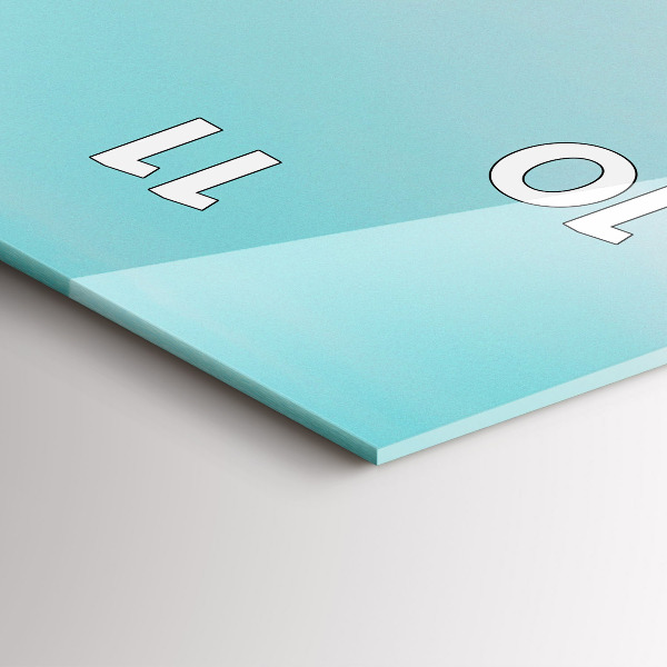 Reloj de vidrio vertical Cabina telefónica - espejomat.es