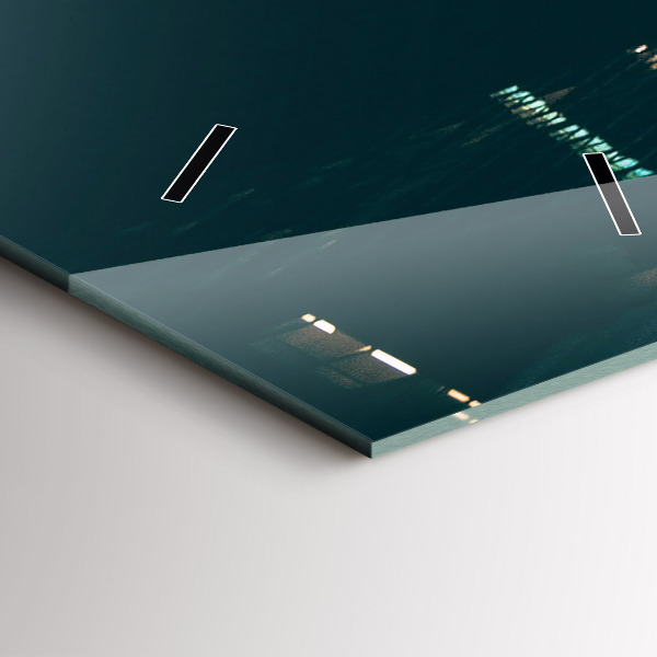 Reloj de cristal vertical Hotel Hilton en Houston - espejomat.es