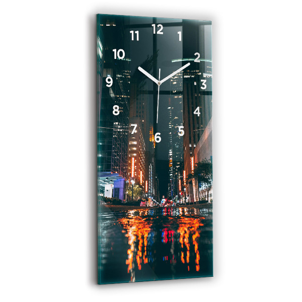 Reloj de cristal vertical Hotel Hilton en Houston - espejomat.es