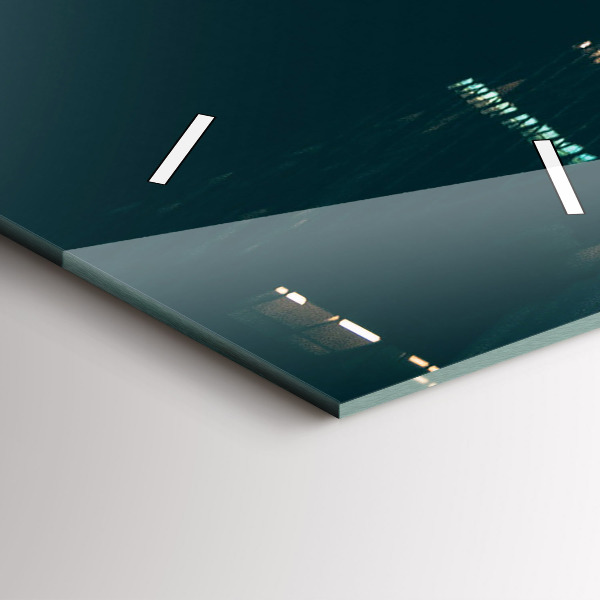 Reloj de cristal vertical Hotel Hilton en Houston - espejomat.es