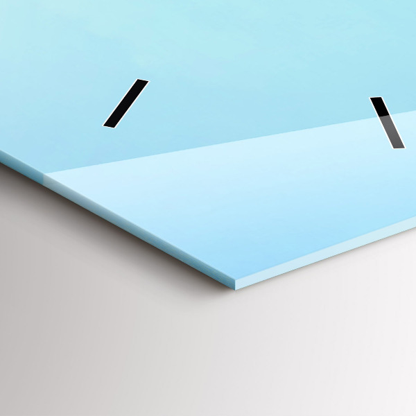 Reloj vertical Lago con montañas - espejomat.es