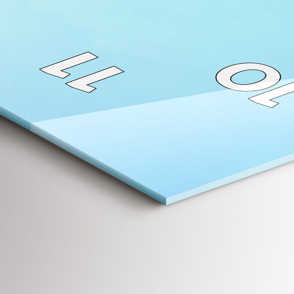 Reloj vertical Lago con montañas - espejomat.es