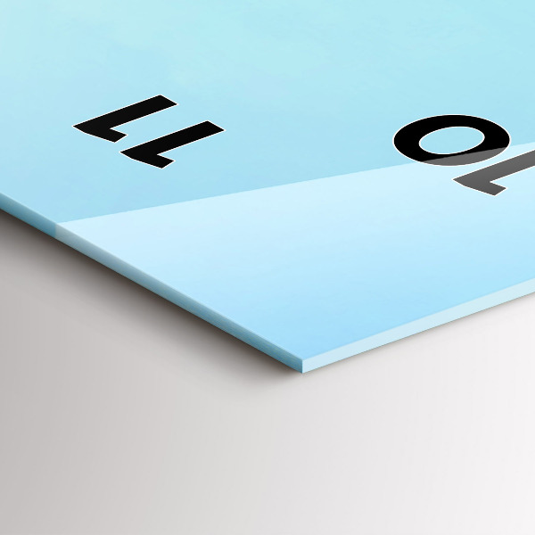 Reloj vertical Lago con montañas - espejomat.es