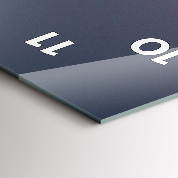 Reloj de vidrio vertical El camino rocoso de Yosemite - espejomat.es