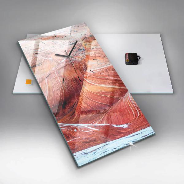 Reloj de vidrio vertical Pintoresco Gran Cañón - espejomat.es