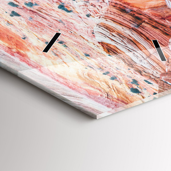 Reloj de vidrio vertical Pintoresco Gran Cañón - espejomat.es