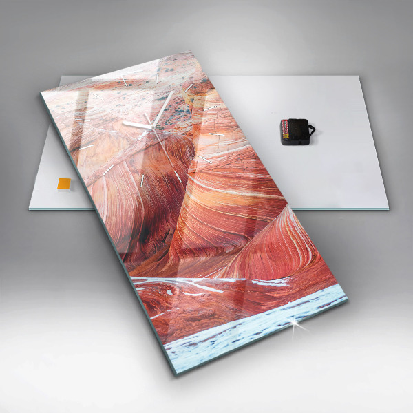 Reloj de vidrio vertical Pintoresco Gran Cañón - espejomat.es