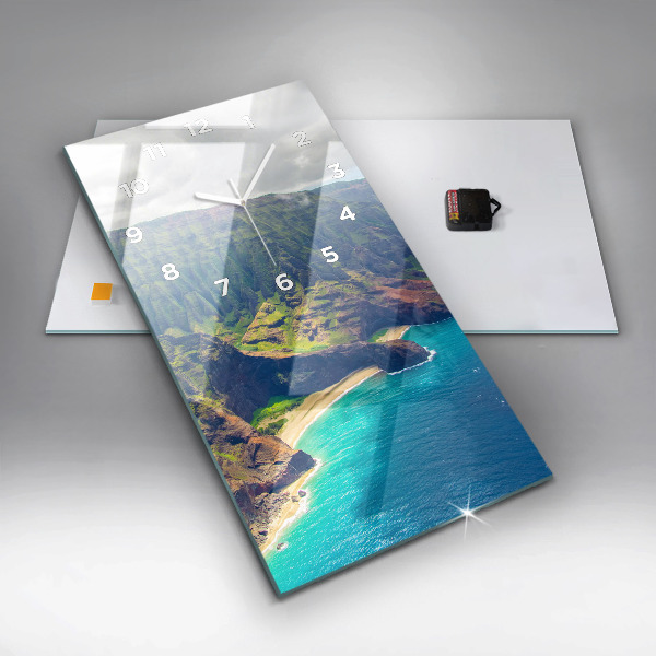 Reloj vertical Mar hawaiano - espejomat.es