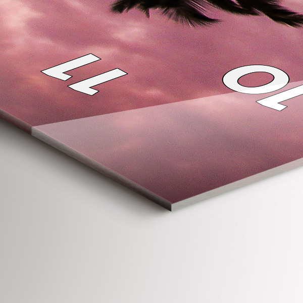 Reloj vertical Palmeras en Hawai - espejomat.es