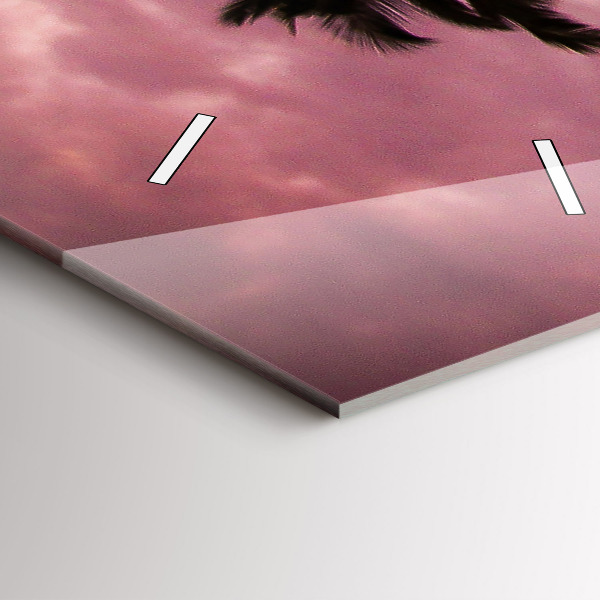 Reloj vertical Palmeras en Hawai - espejomat.es