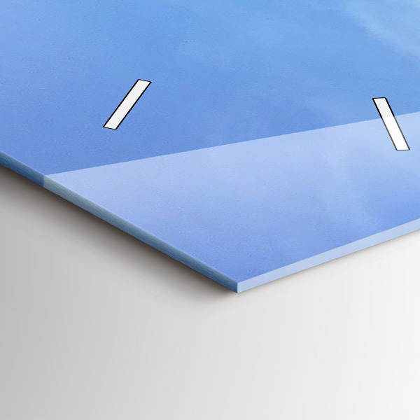 Reloj de cristal vertical Vista del mar - espejomat.es