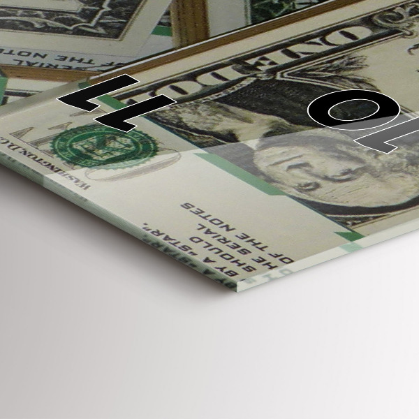 Reloj vertical 1 dólar estadounidense - espejomat.es