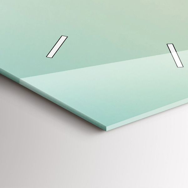 Reloj de cristal vertical Palmeras en Malibú - espejomat.es