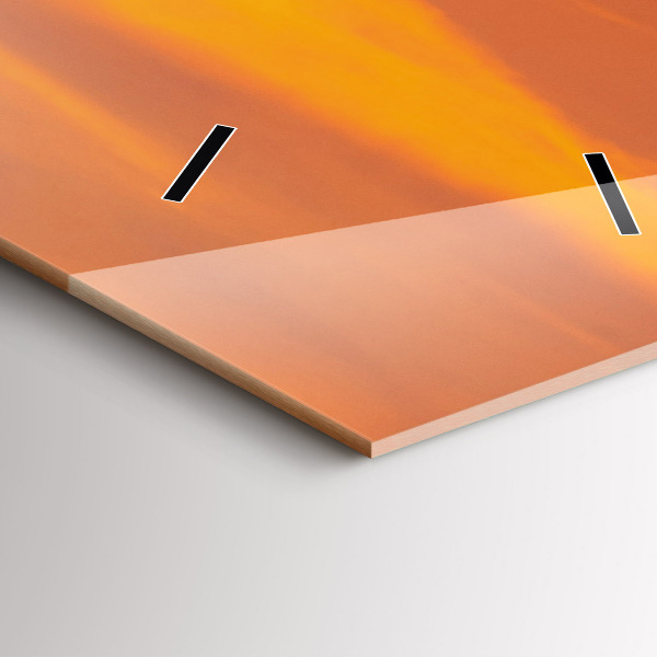 Reloj vertical Lago Balaton al atardecer - espejomat.es