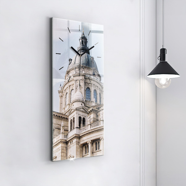 Reloj de vidrio vertical Basílica de San Esteban - espejomat.es